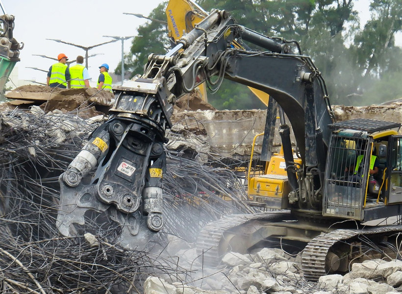 how to handle hazardous materials in a commercial demolition project