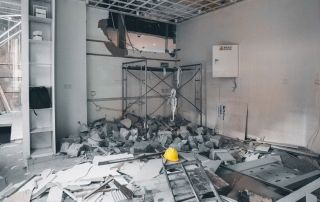 how to manage noise and dust during commercial demolition